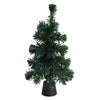 Fibre d'arbre de Noël LED, 45 cm