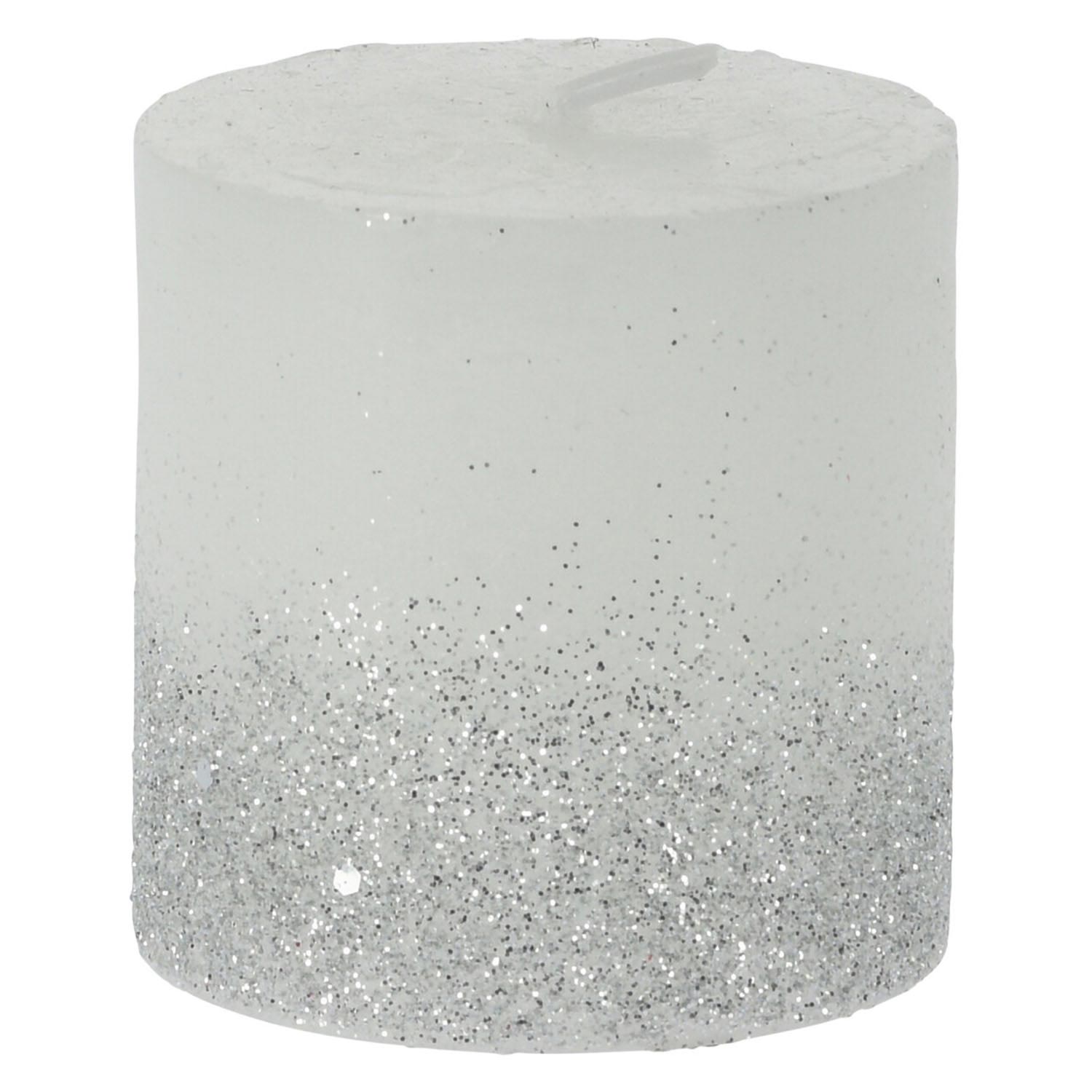 Bougies rustiques avec paillettes, 24e.