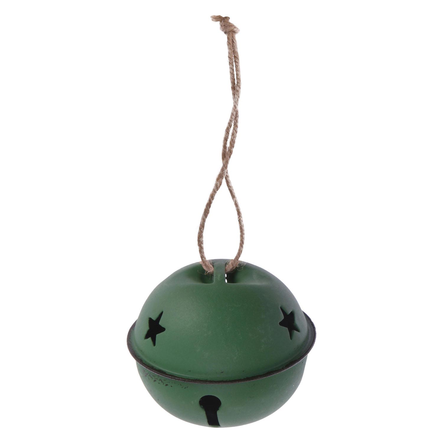 lot de 6 cloches de Noël colorées.