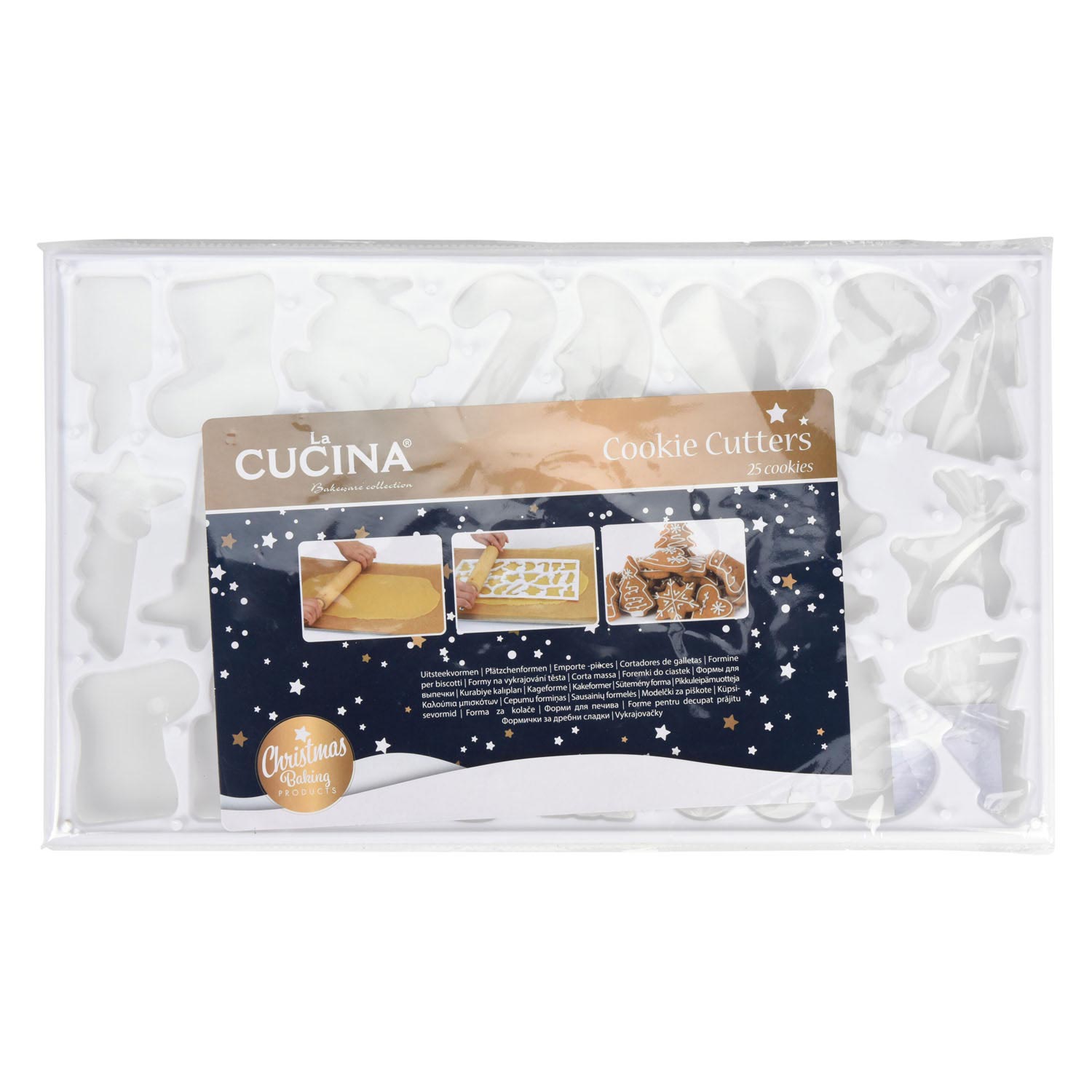 Cookies de Noël des boîtes de cuisson, 25