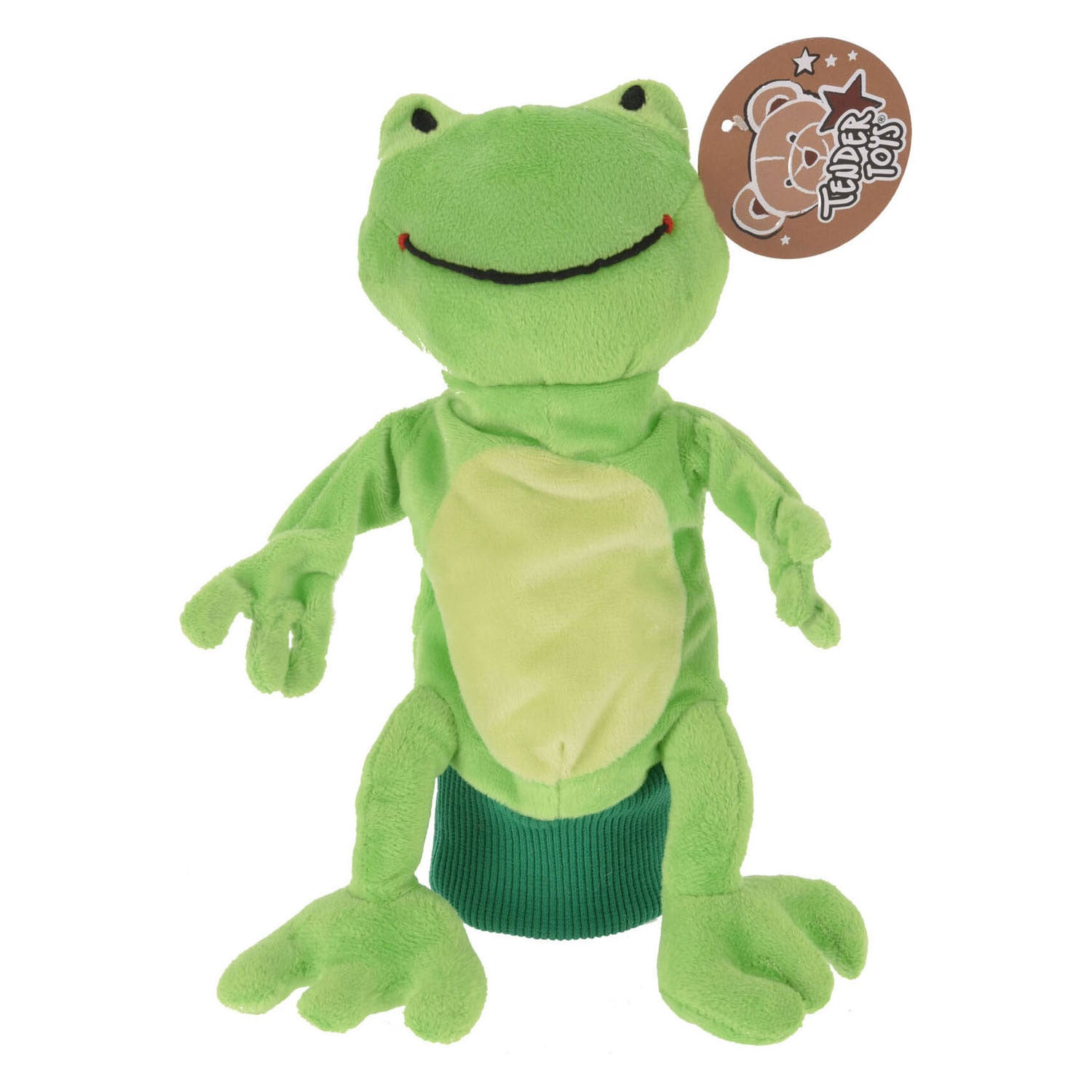 grenouille de marionnette à la main