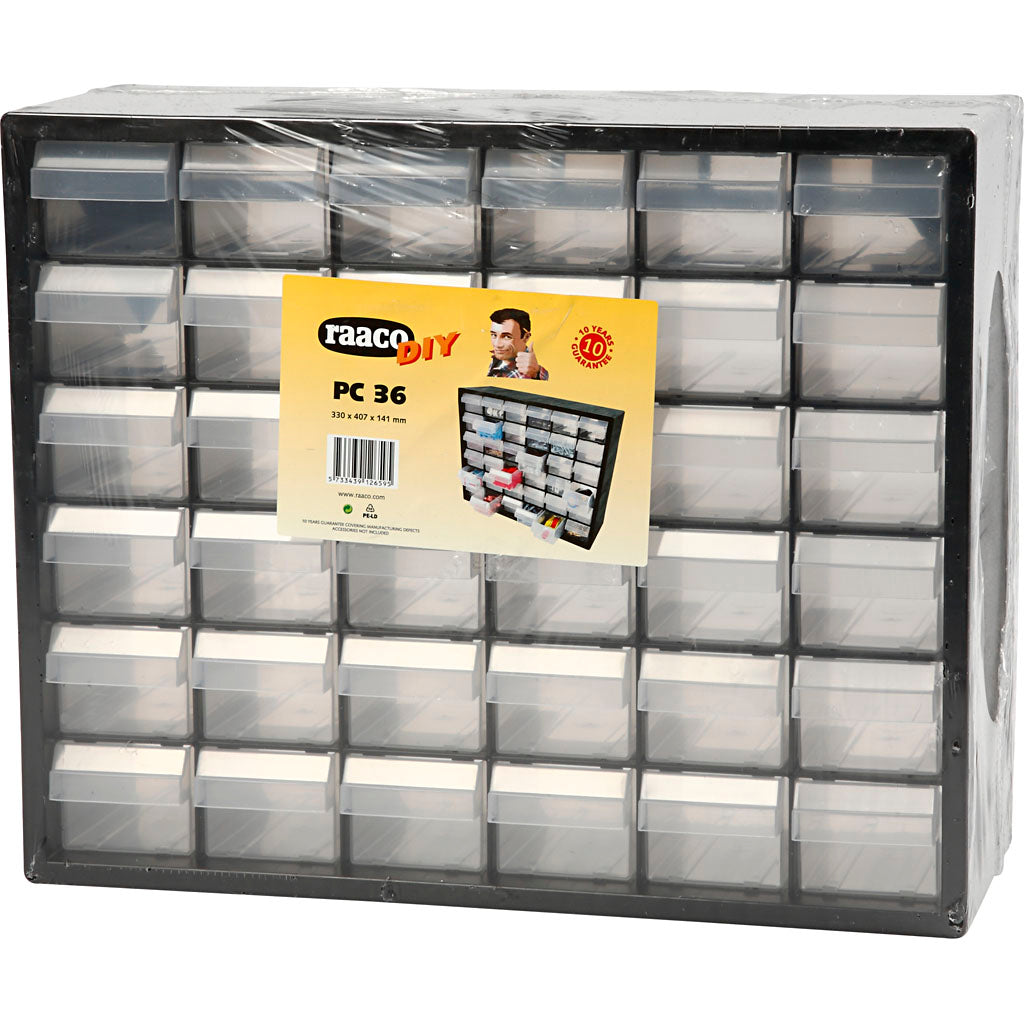 Système de rangement Raaco, taille PC 36, taille 33x40,7x14,1 cm, taille du trou 60x50 mm, 1 kit