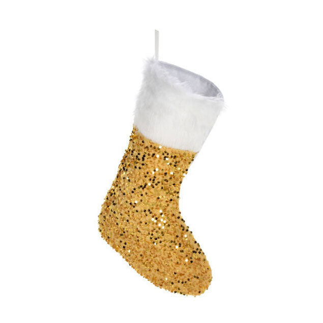 Chaussette de Noël avec paillettes