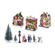 Village de Noël avec set LED, 17dlg.