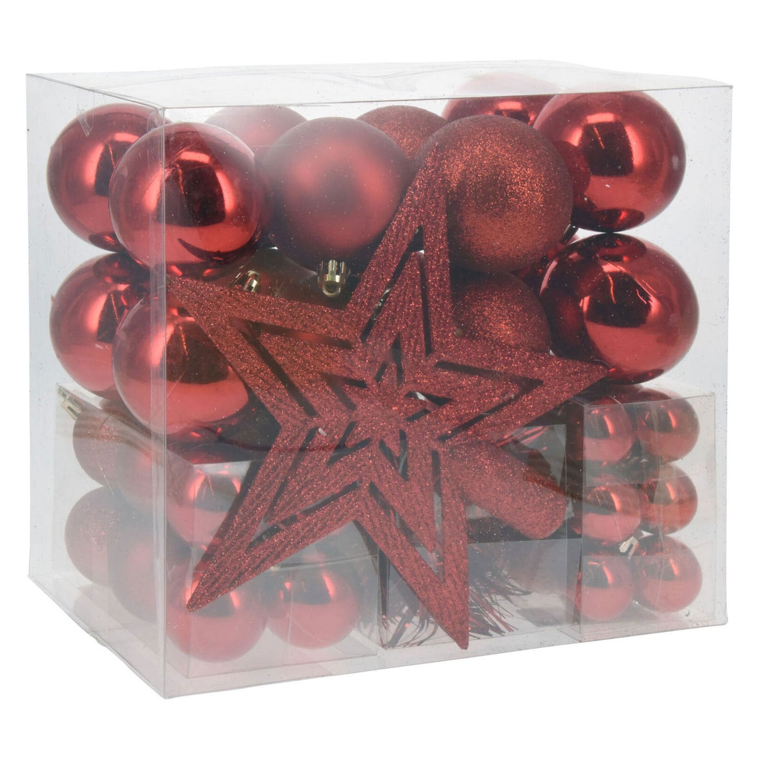 Boules de Noël se dérouler avec Peak Red, 54e.