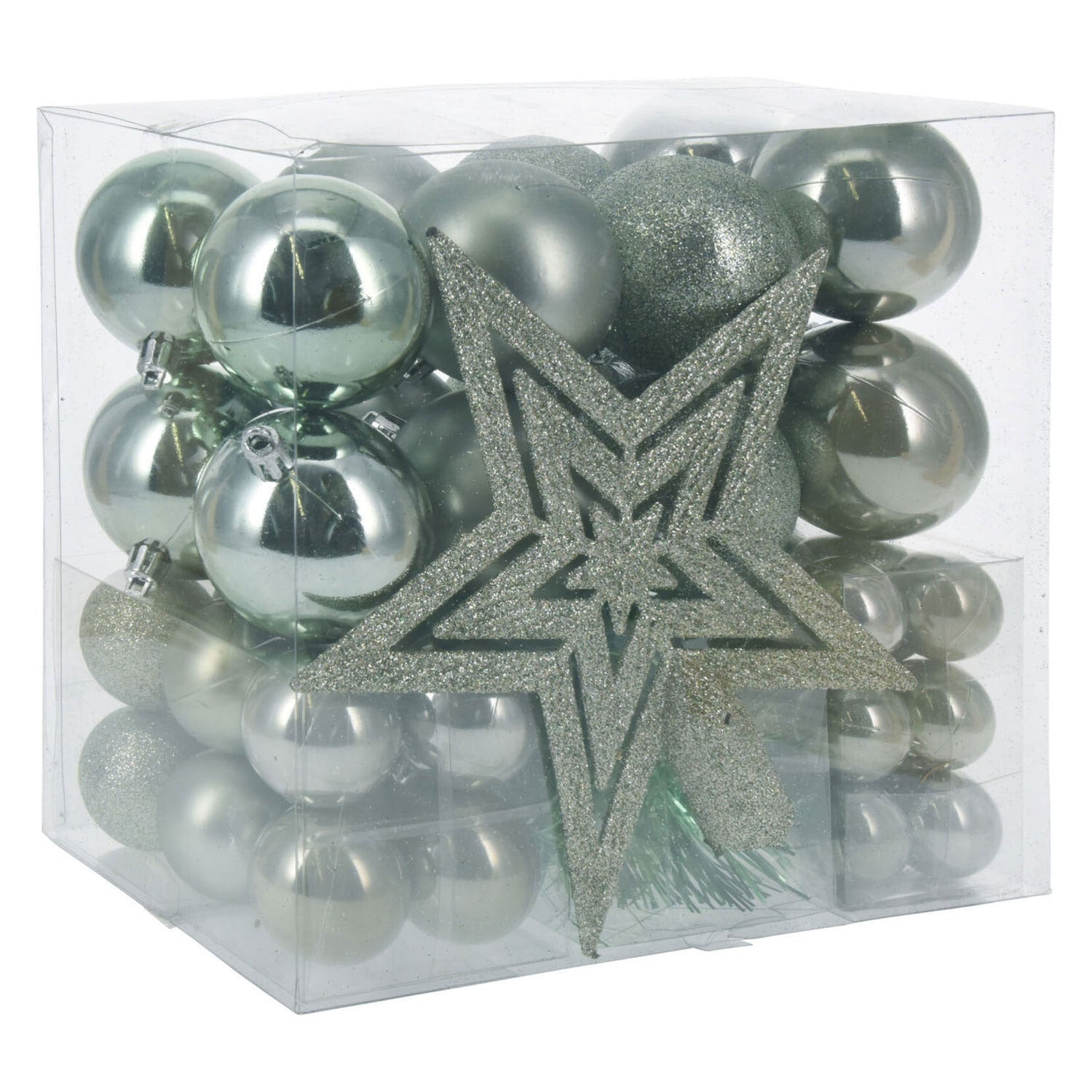 Boules de Noël se dérouler avec Peak Christmas Green, 54e.