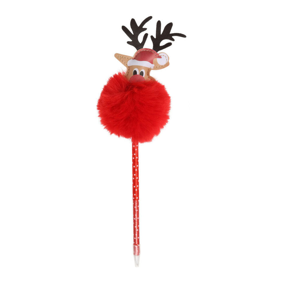 Ballpoint Noël avec pompom, 25 cm