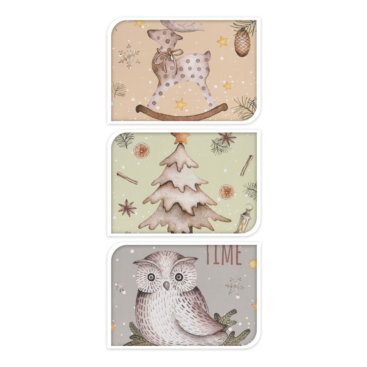 Sac-cadeau hiver 23cm, 24e.
