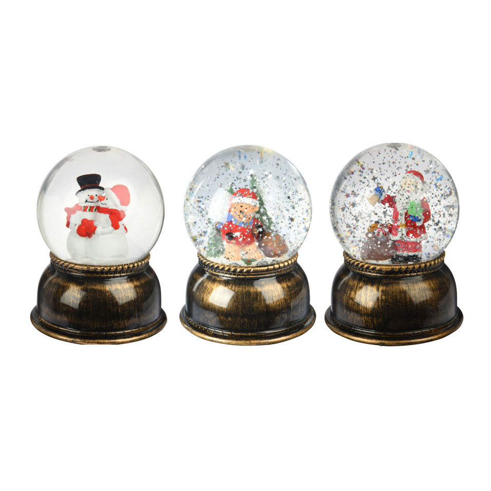 Glass Shakbol Noël, 14 cm
