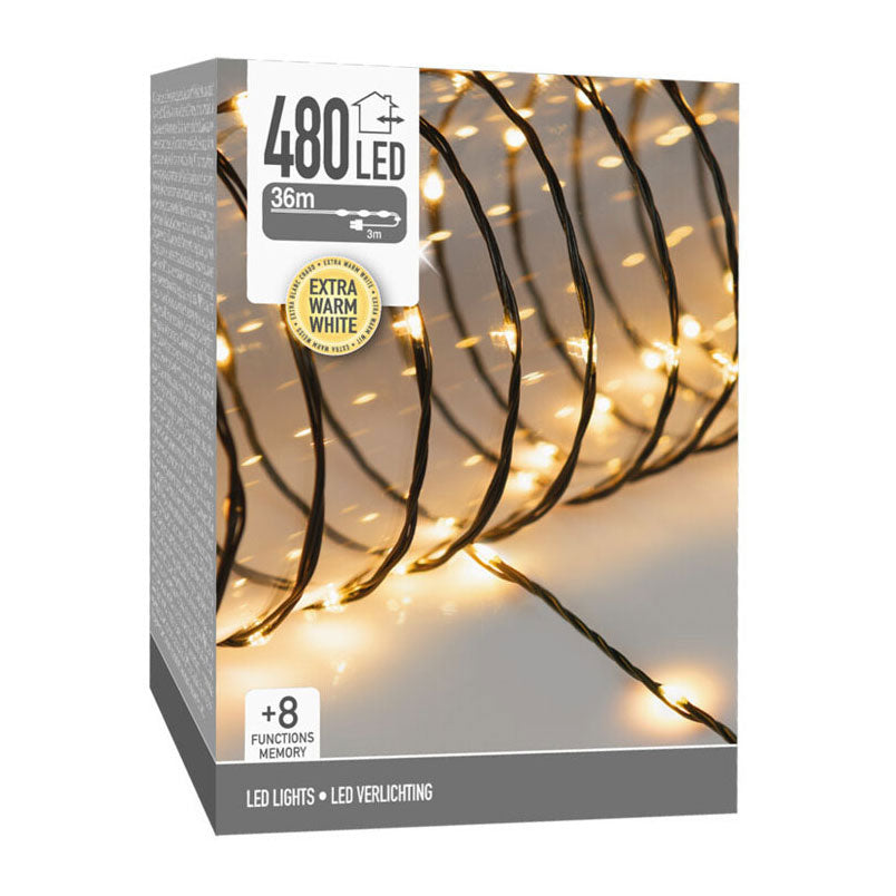 Éclairage LED 480 LED extra chaud blanc