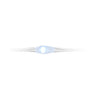 Fil argenté à corde lumineux LED, couleur 95 cm