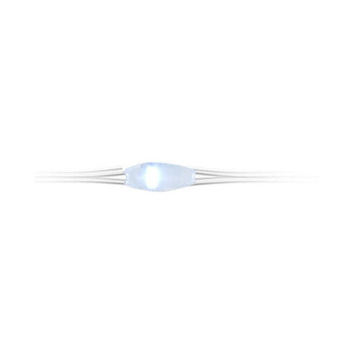 Fil argenté à corde lumineux LED, couleur 95 cm