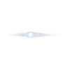 Fil d'argent à cordon clair LED, 195 cm - coloré