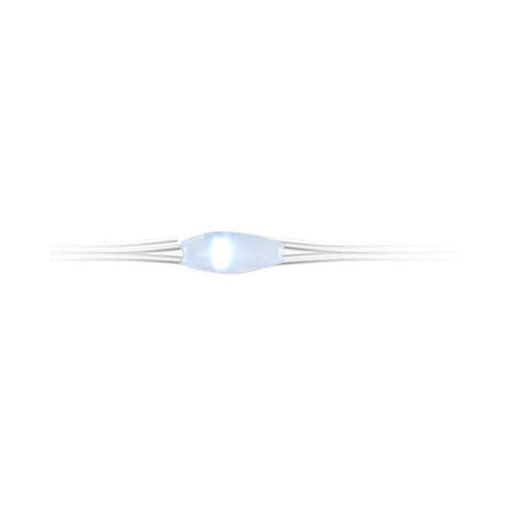 Fil d'argent à cordon clair LED, 195 cm - coloré