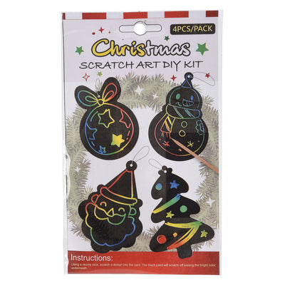 Kraskunst Christmas Parers, 4st.
