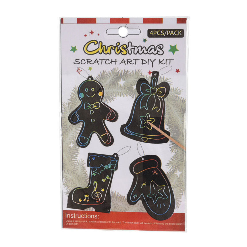 Kraskunst Christmas Parers, 4st.