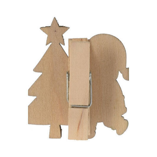 Pinces de Noël, 6 pcs.
