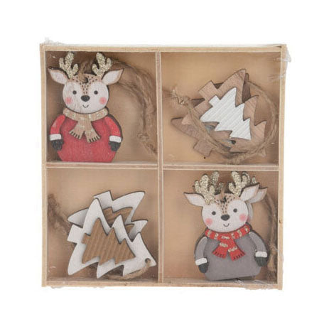 cintres d'arbres de Noël en bois, 8e.