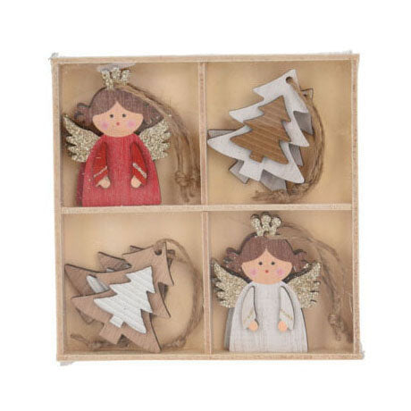 cintres d'arbres de Noël en bois, 8e.