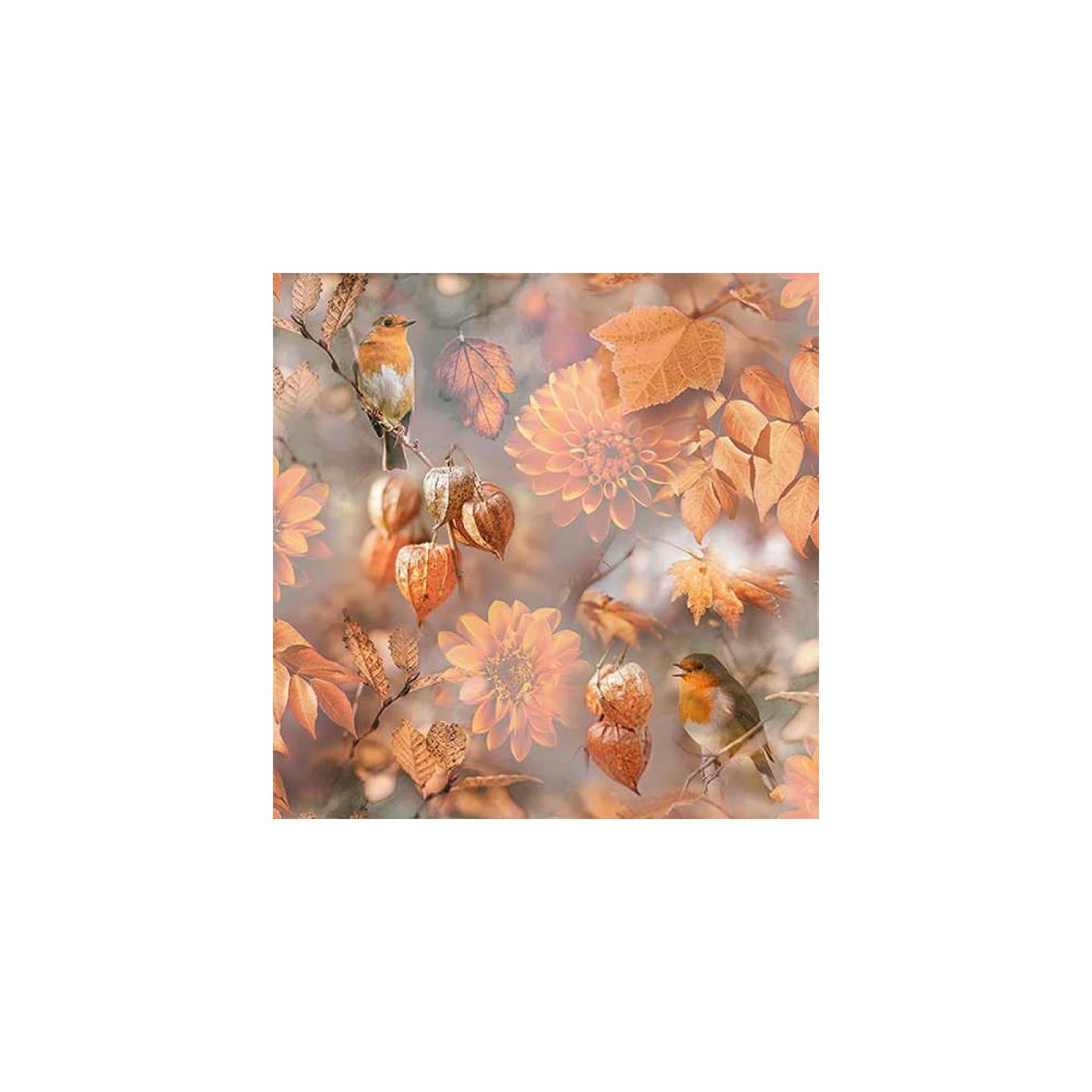 Serviettes Ambiente orange automne 33cm