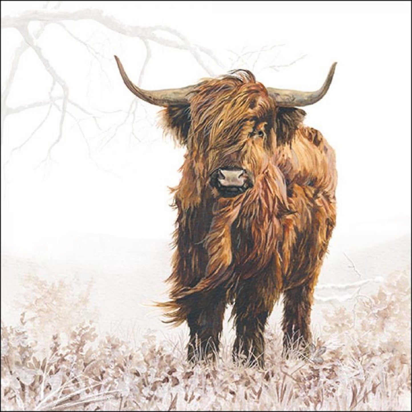 Serviette Ambiente 33cm highlander 20 pièces