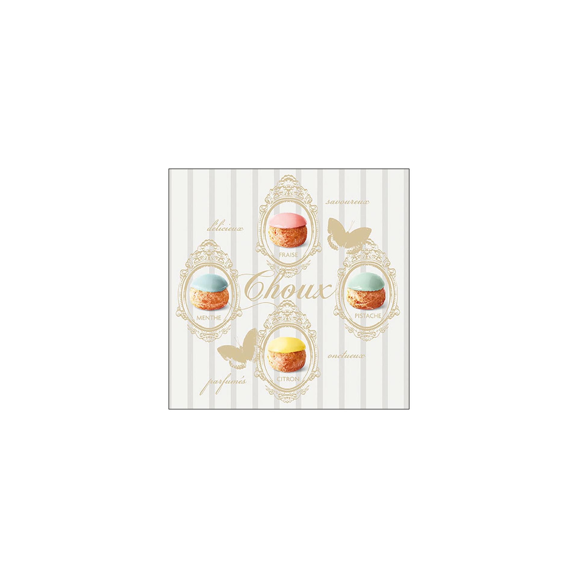 Serviettes Ambiente choux à la crème 33x33cm