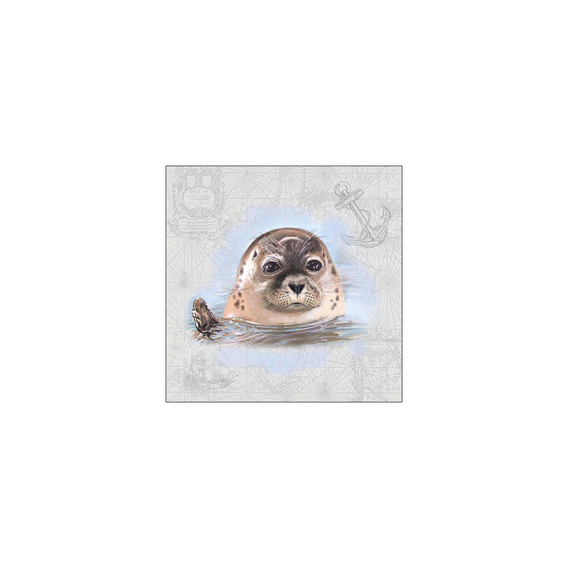 Serviettes Ambiente sceau 33x33cm