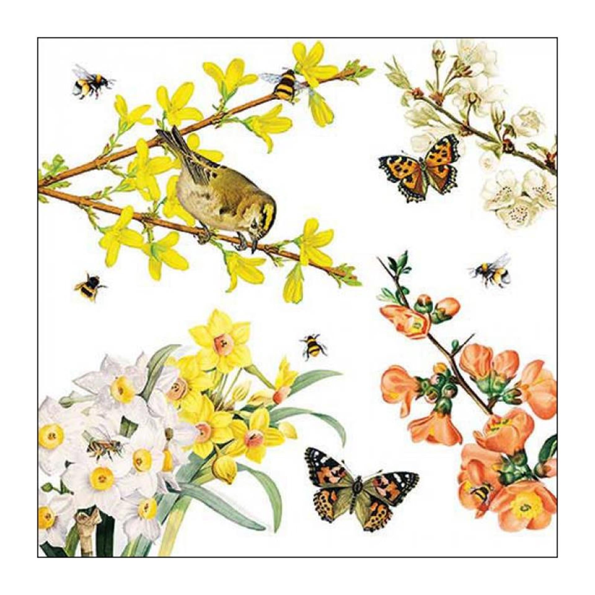 Serviette Ambiente 25 réveil du printemps