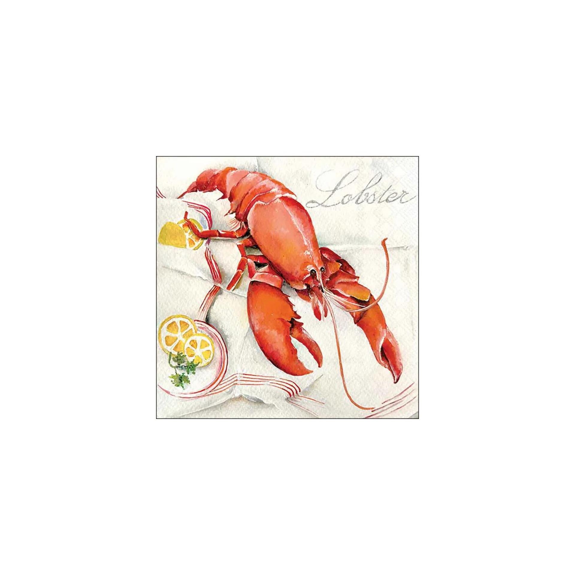 Serviettes Ambiente 33cm homard le plus fin