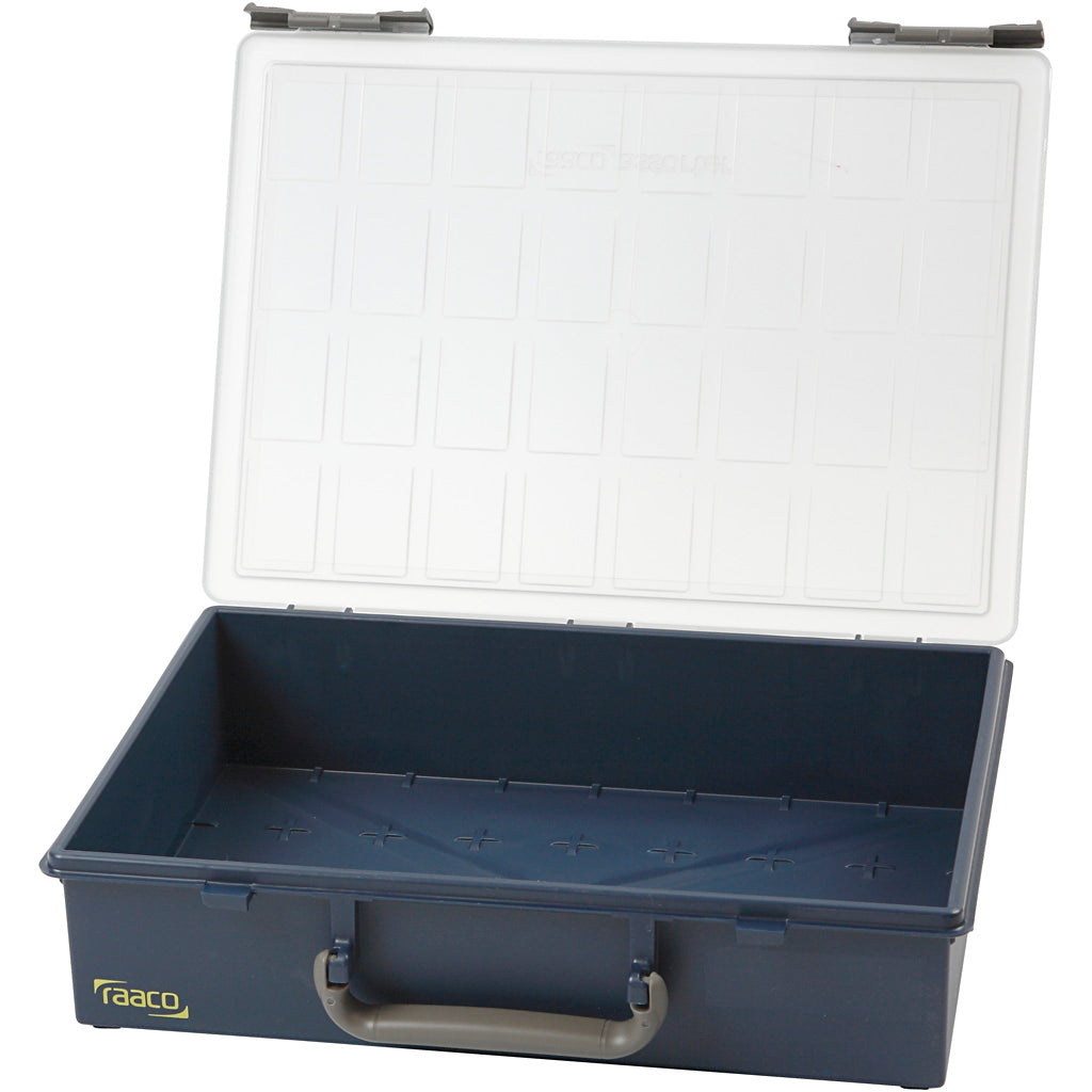Boîte de rangement Raaco, sans boîtes d'insertion en vrac, h : 8 cm, dimensions 33,8x26,1 cm, 1 pièce
