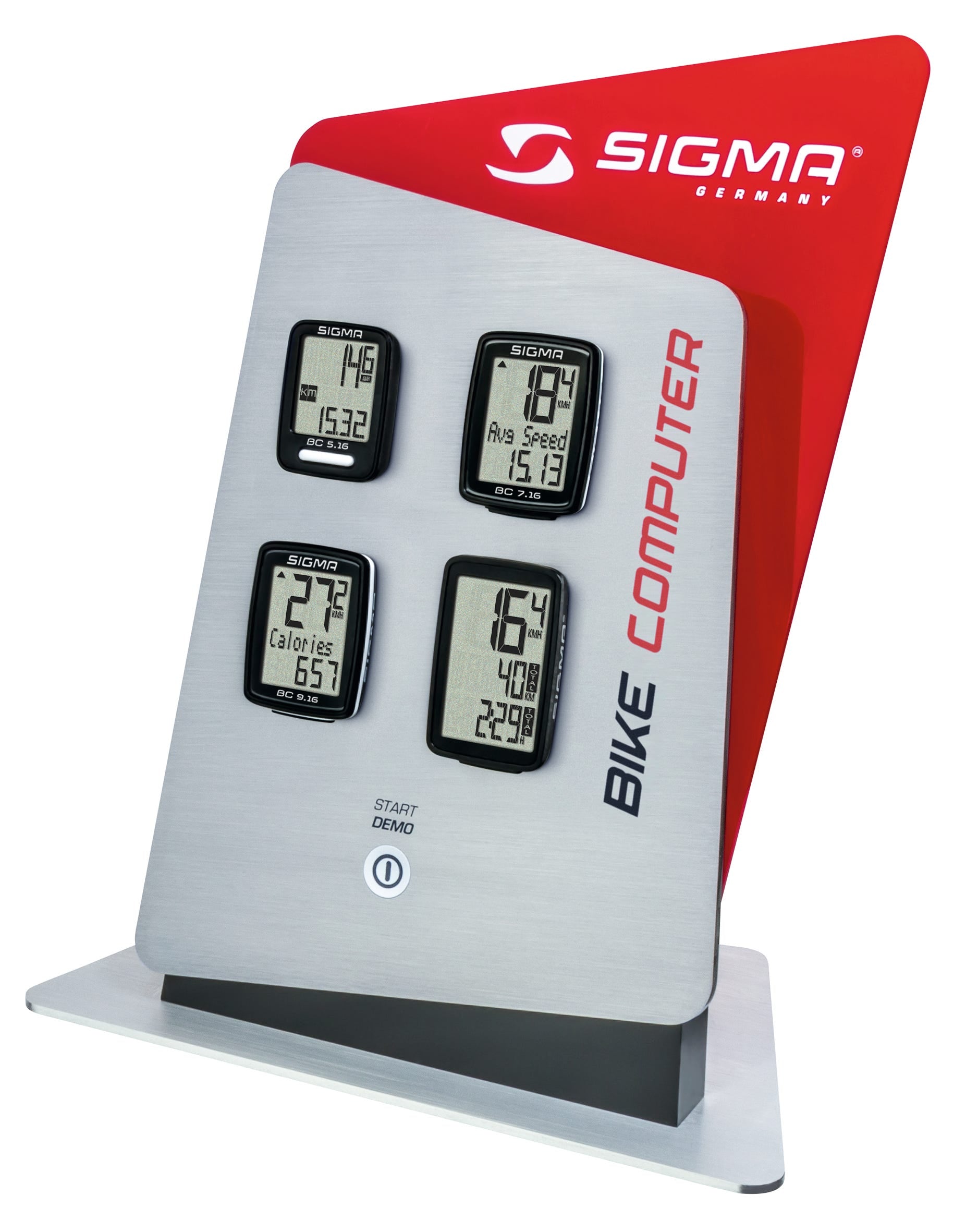 Sigma display promo boîte de démonstration topline 2016 avec pure 1 bc 5.16 bc 7.16 bc 9.16