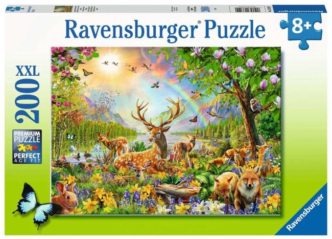 Ravensburger - Puzzle Beautiful Deer Family 200 pièces xxl