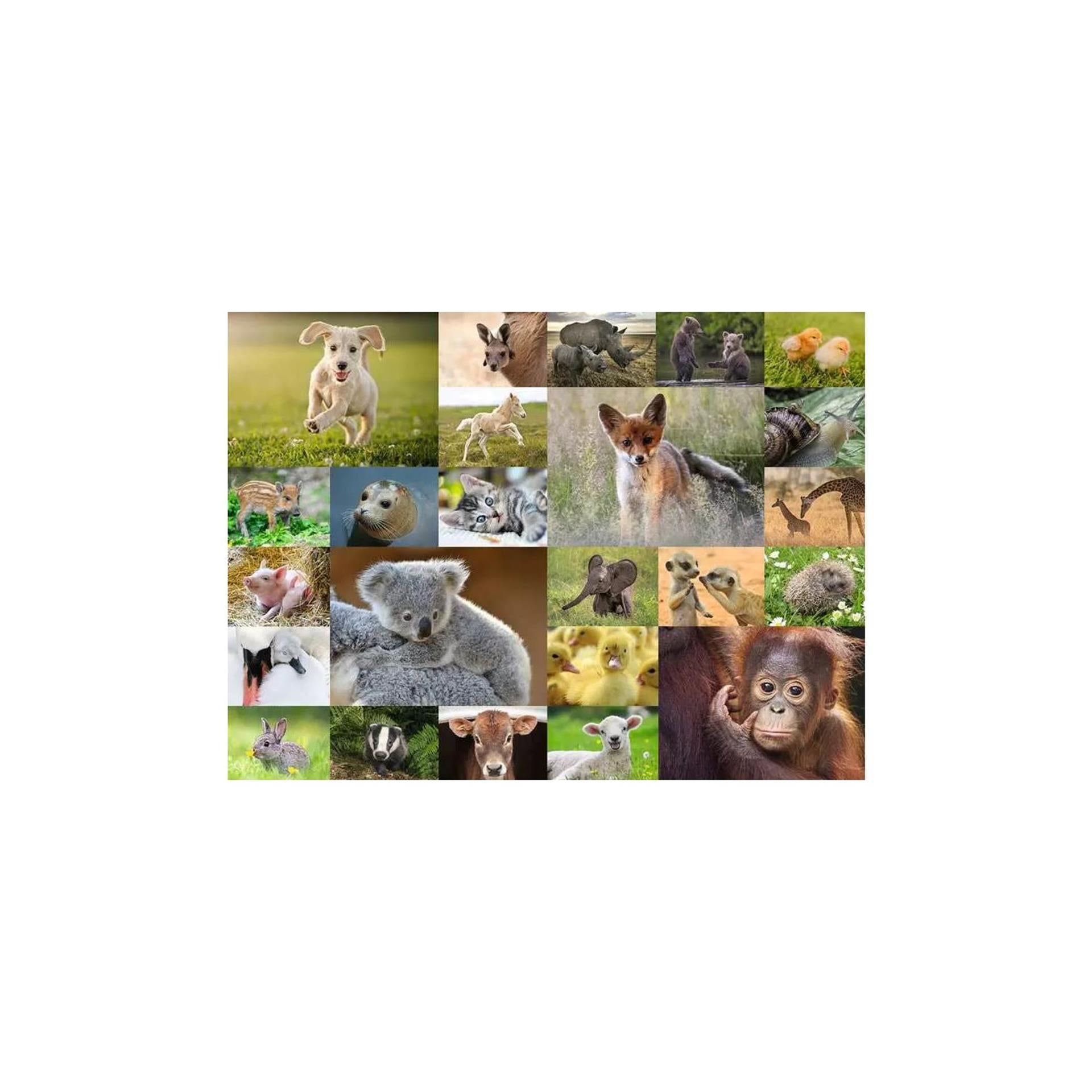 Ravensburger Puzzle Baby Animals, 200st. Xxl