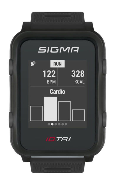 Montre de sport Sigma iD.TRI Black Set