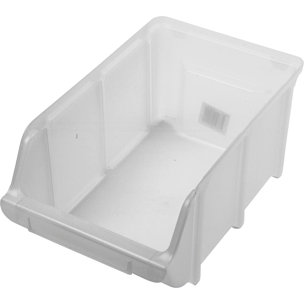 Poubelle de rangement Raaco, taille 4, h : 15,5 cm, l : 33,3 cm, l : 20,5 cm, 1 pièce