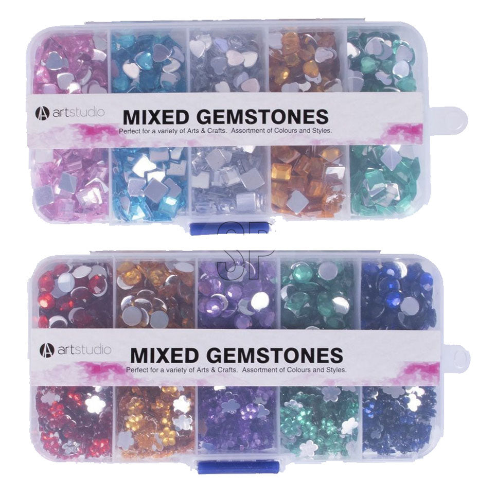 Strass Stones dans la boîte de stockage