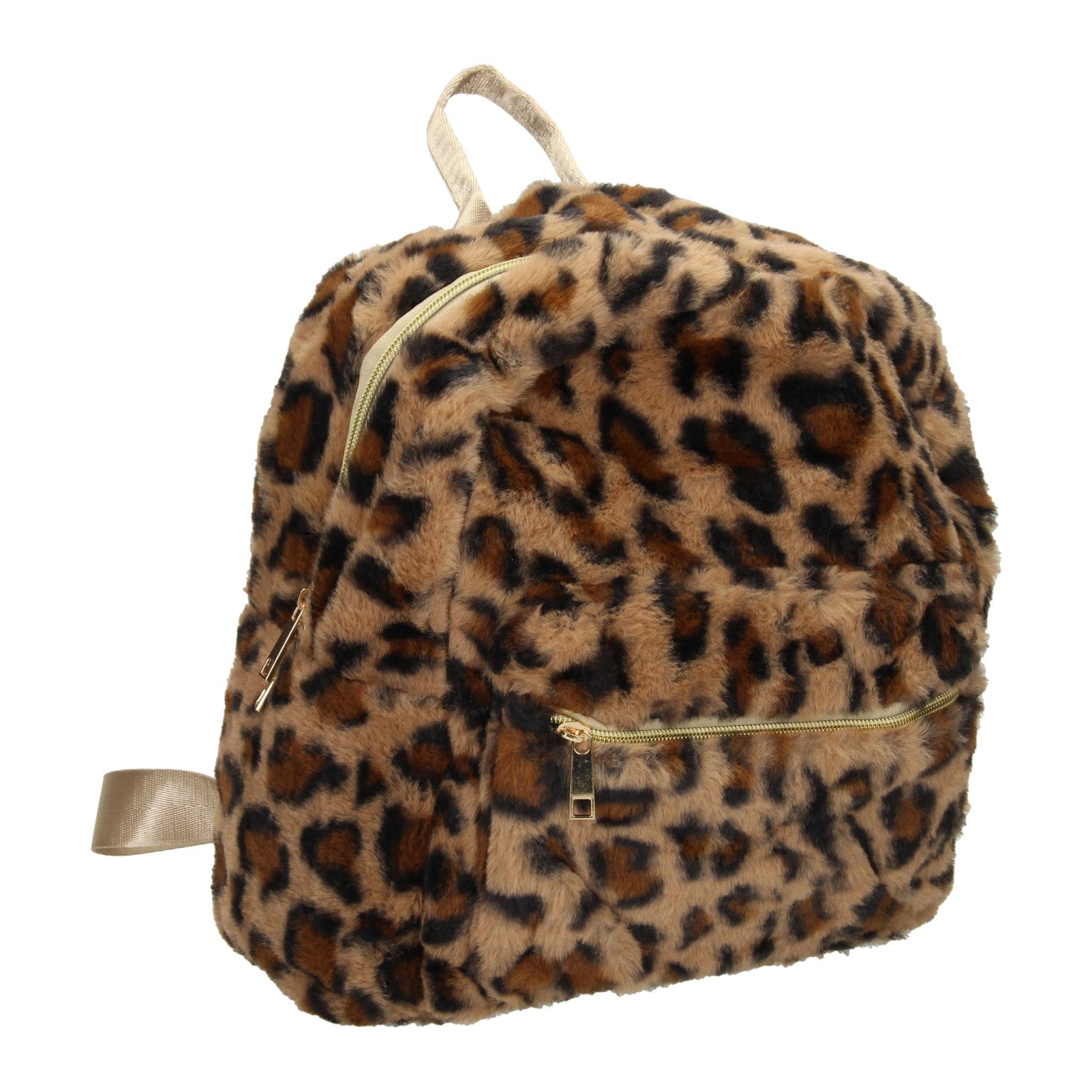 Sac à dos en peluche imprimé