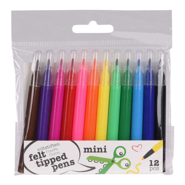 Felt -Tip stylos Mini, 12st.