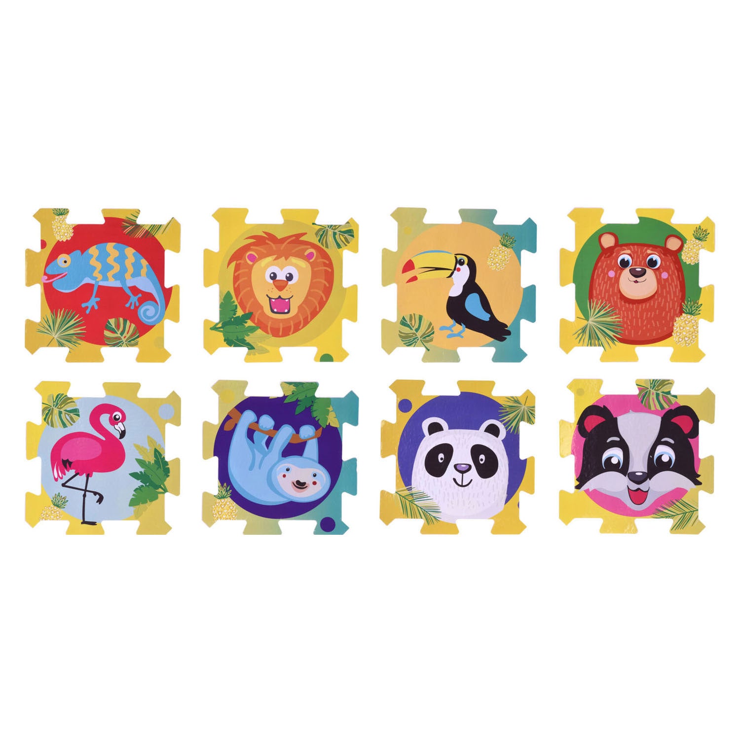 Eva Floor Mat Puzzle Animaux, 8e.