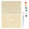 Ensemble de kits en bois Créez et peignez votre propre crocodile