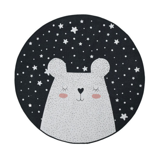 Chauffeur de tapis rond, 120 cm