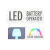Colorchanging LED de lampe de table RC