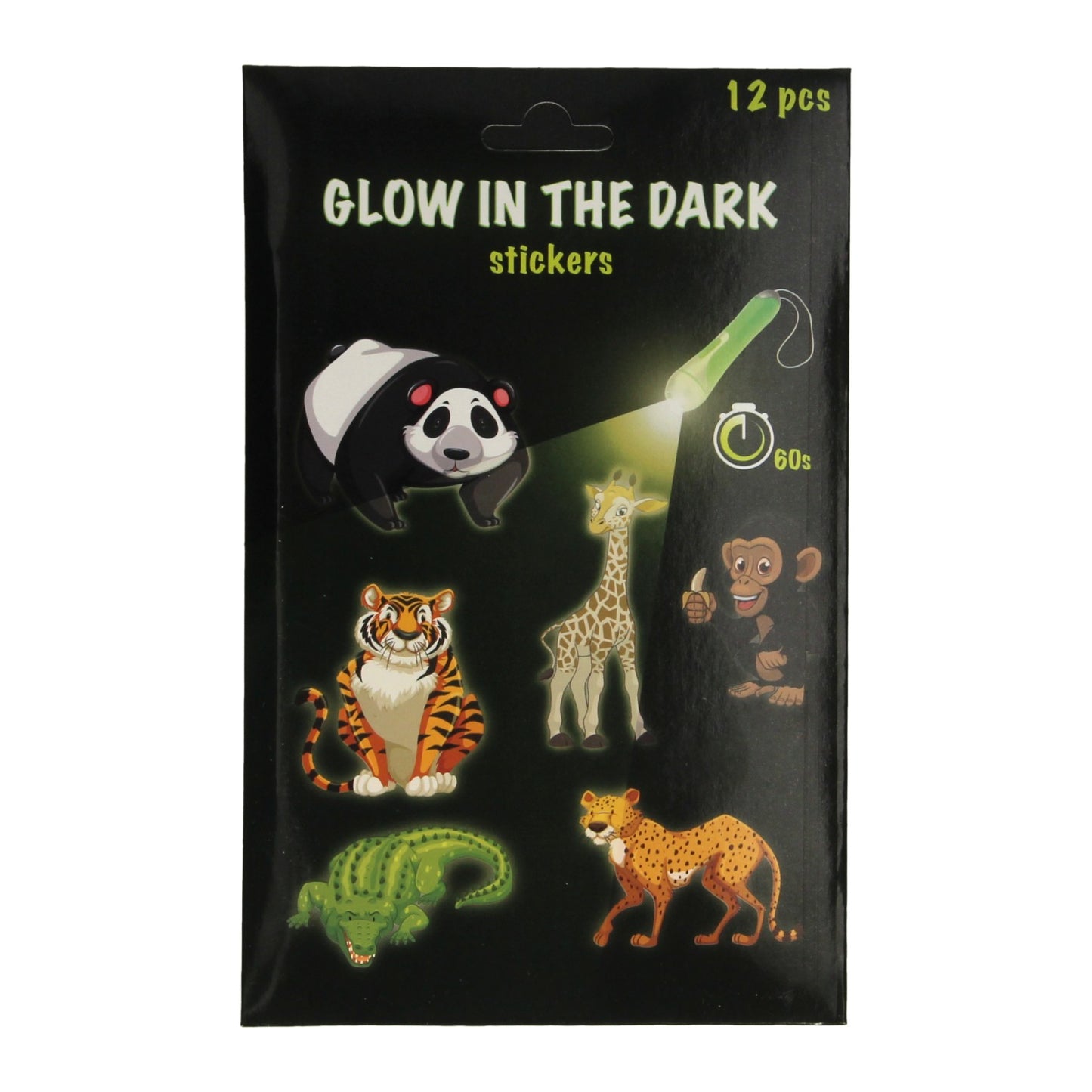 Glow dans les autocollants sombres Dieren, 12e