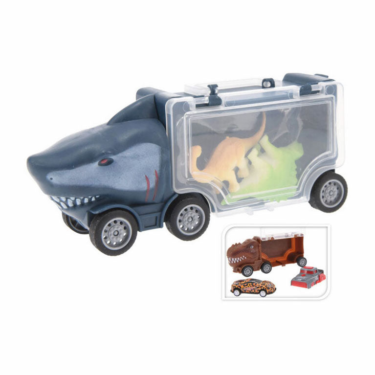 Camion avec 2 voitures