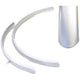 Jeu d'ailes 28 acier hybride 45mm argent