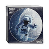 Astronaute et lune de puzzle de ligne, 1000st.