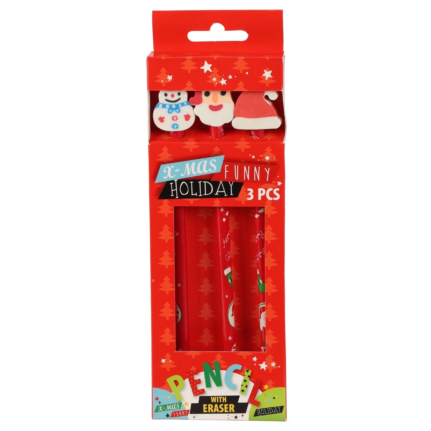 Crayon avec Noël de gomme, 3e.