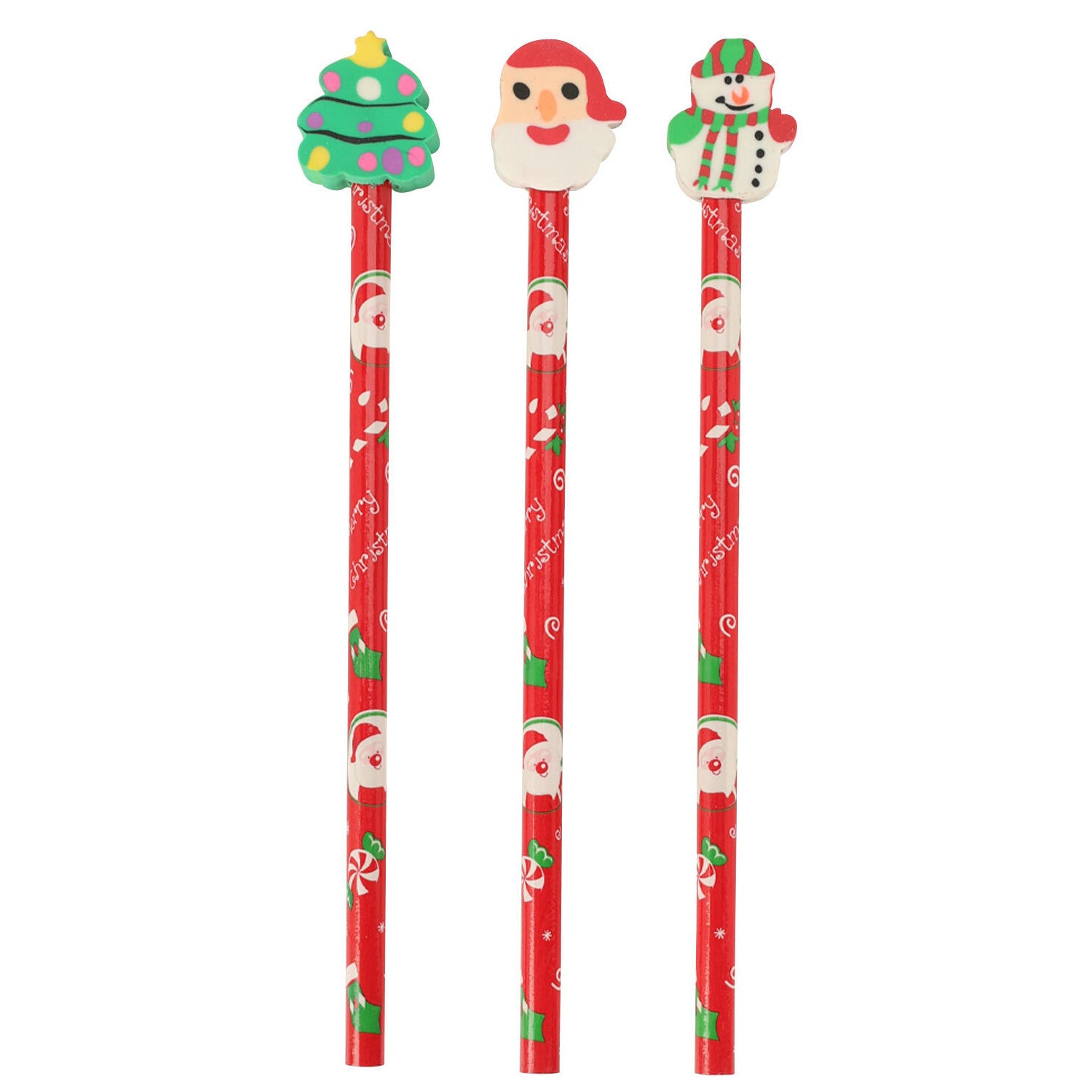 Crayon avec Noël de gomme, 3e.