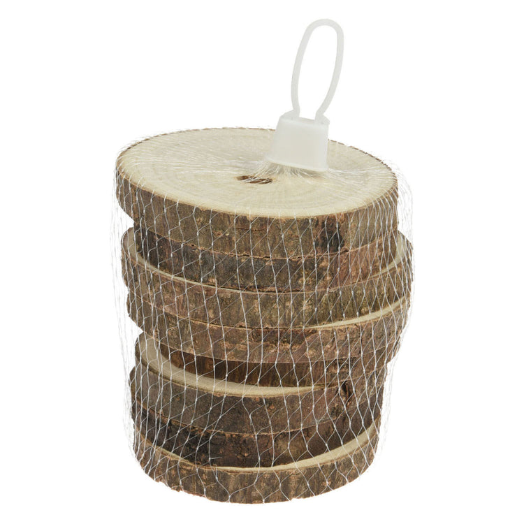 Couctes de disque d'arbre en bois, 8e.