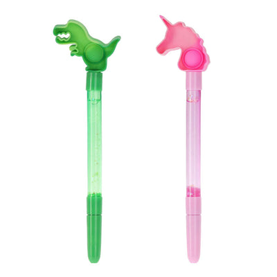 Pop it Ballpoint Figure avec pop it et paillettes